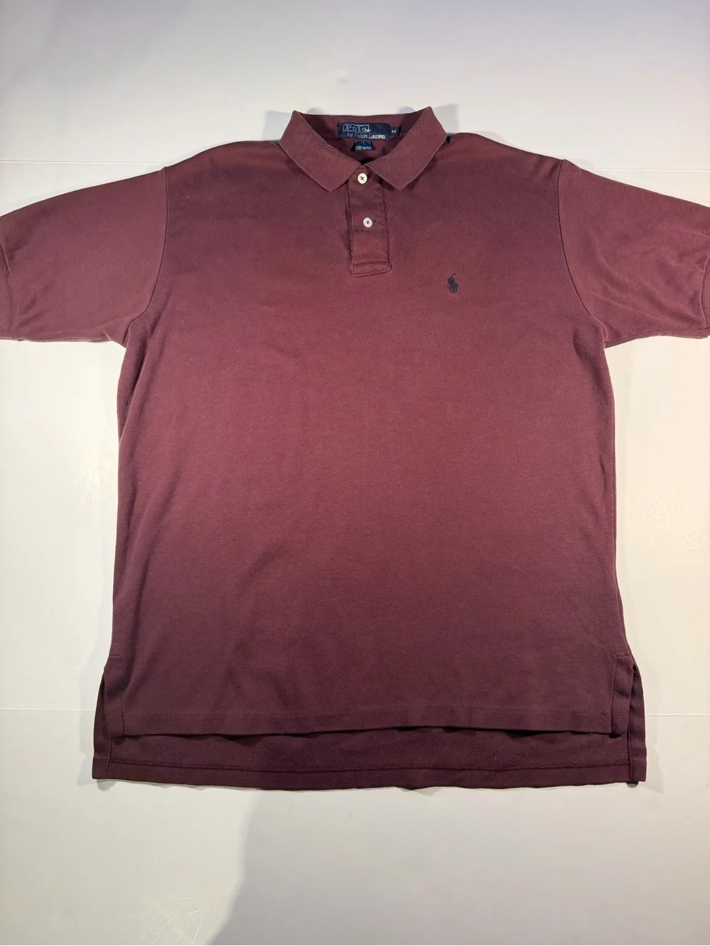 Ralph Lauren Men's Maroon Short-Sleeve Polo Shirt